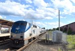 Amtrak Train # 475 being pushed by P42DC # 121
